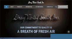 Desktop Screenshot of graymetalsouth.com